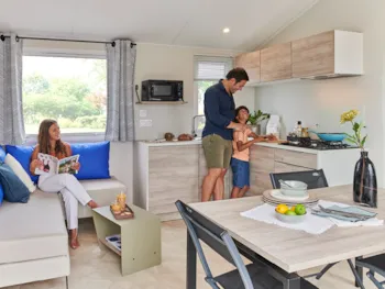 Mietunterkunft - Kollektion Plenitude – Mobilheim, 4 Schlafzimmern  2 Badezimmern Und Privatem Spa - Camping Domaine du Mès