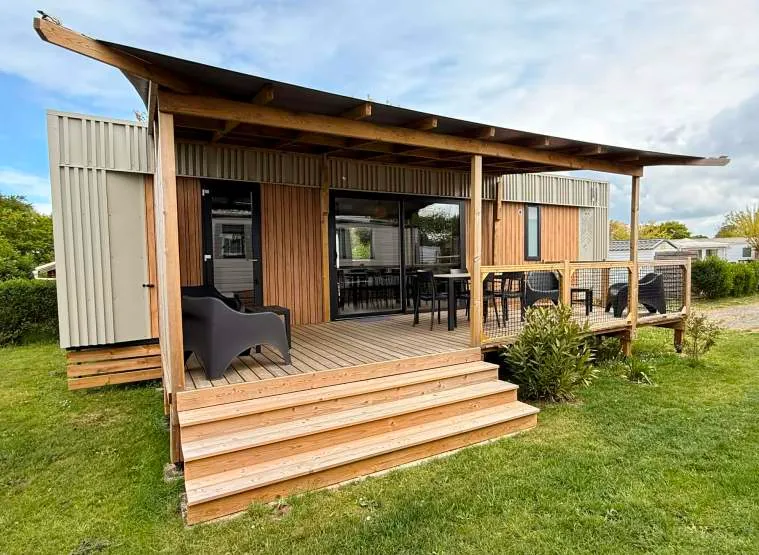 Location - Collection Elegance - Mobil-Home Moderne Avec 3 Chambres Et 2 Salles De D'eau - Camping Domaine du Mès