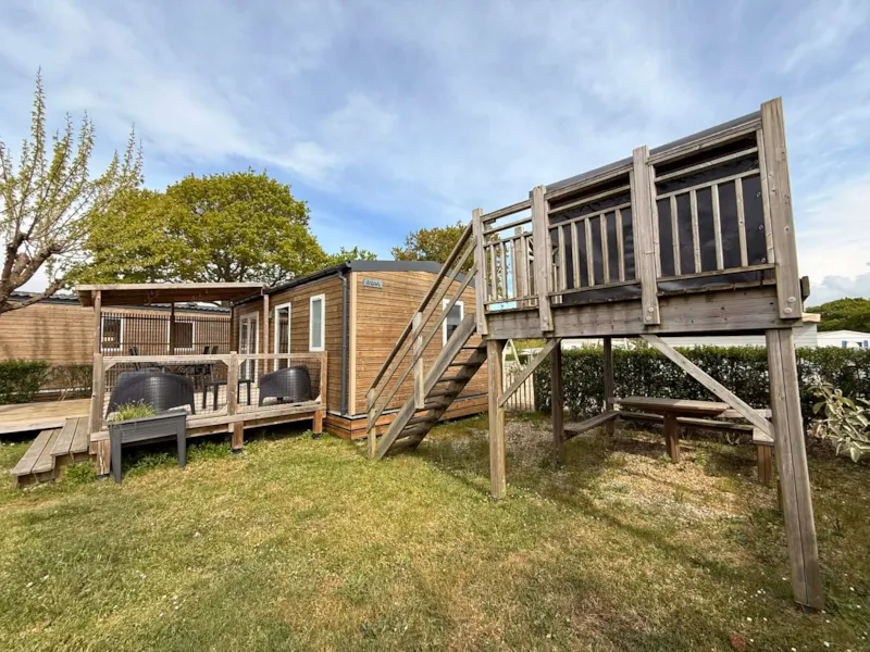 Collection Nature - Mobil Home 2 Chambres Avec Cabane Pour Les Enfants