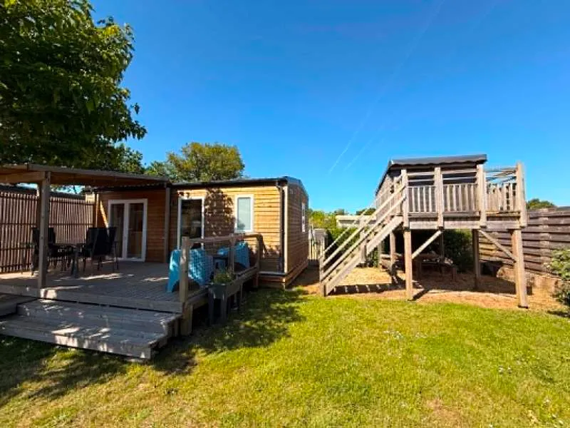 Collection Nature - Mobil Home 2 Chambres Avec Cabane Pour Les Enfants