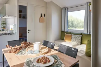 Mietunterkunft - Bahia Mobilheim 3 Zimmer  - Überdachte Terrasse - Camping Le Clos Du Bourg
