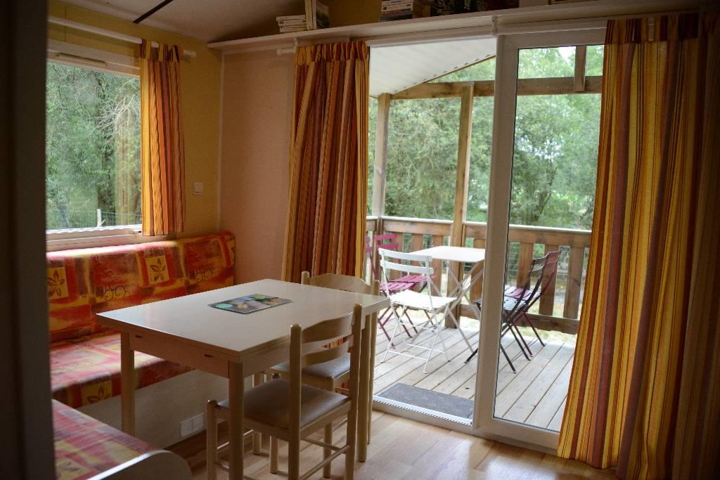 Accommodation - Mobile-Home Premium 2 Bedrooms Near River - Camping de l'Aix