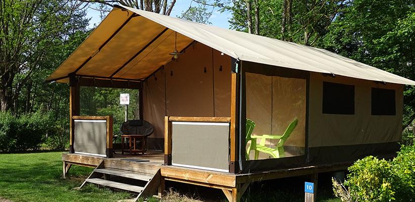 Mietunterkunft - Lodges - Camping de l'Aix