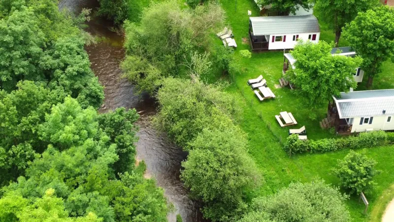 Mobil Home Évolution - 2 Chambres, Bord De Rivière Et Clim