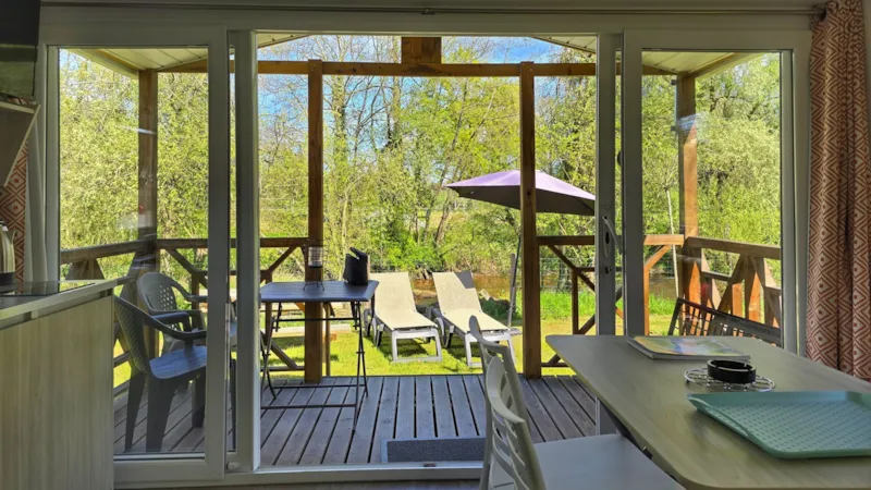 Mobil Home Évolution - 2 Chambres, Bord De Rivière Et Clim