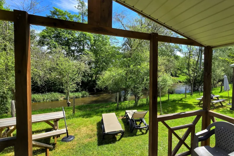 Mobil Home Évolution - 2 Chambres, Bord De Rivière Et Clim