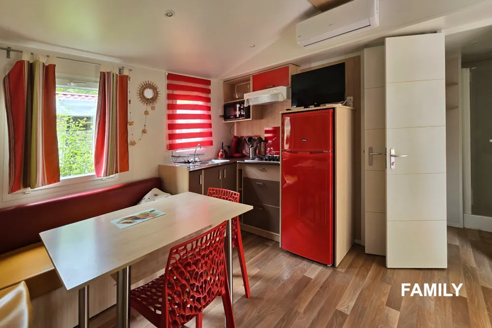 Location - Mobil Home Premium - 3 Chambres - Camping de l'Aix