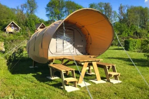 Mietunterkunft - Xl-Westernzelt - image n°1 - Camping de l'Aix