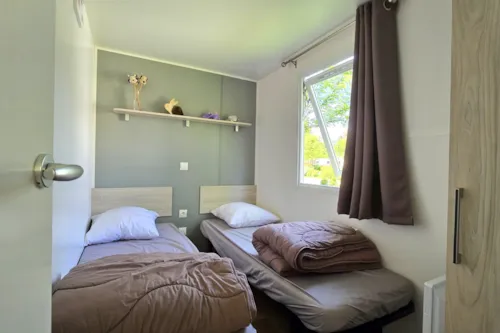 Mietunterkunft - Komfort-Mobilheim - image n°2 - Camping de l'Aix