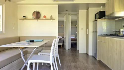 Mietunterkunft - Komfort-Mobilheim - image n°3 - Camping de l'Aix