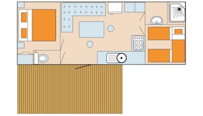 Mobilehome Excellent airco — 4
