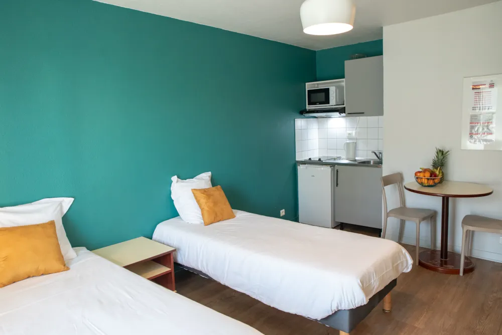 Mietunterkunft - Twin Studio - Appart'Hotel Brest Pasteur - Terres de France