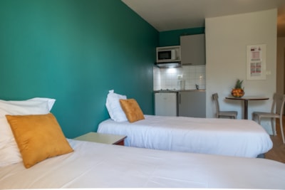Studio with Twin Beds & Balcony — 5