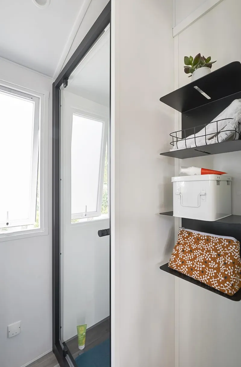 Mobil-Home Premium 40M² - (4Ch) - 2 Sdb- 2 Wc + Clim+ Lv + Terrasse Couverte + Linge De Maison