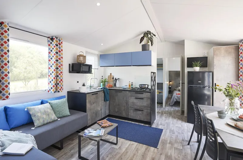 Mobil-Home Premium 40M² - (4Ch) - 2 Sdb- 2 Wc + Clim+ Lv + Terrasse Couverte + Linge De Maison