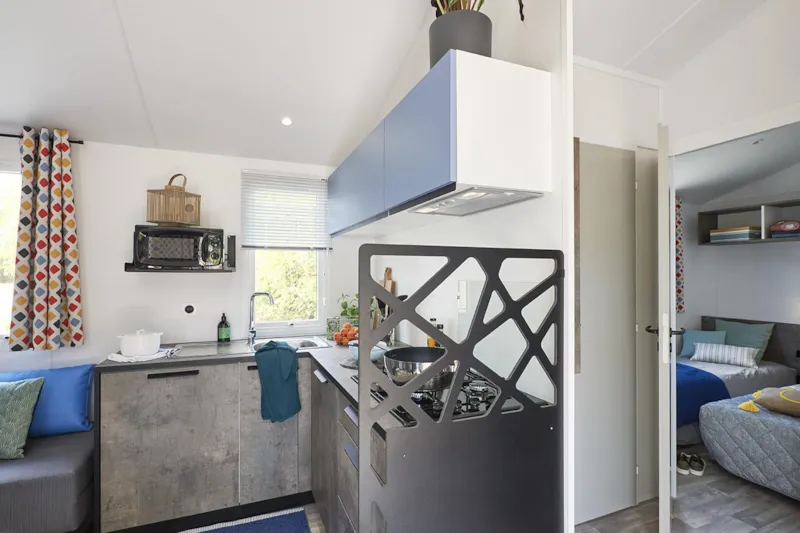 Mobil-Home Premium 40M² - (4Ch) - 2 Sdb- 2 Wc + Clim+ Lv + Terrasse Couverte + Linge De Maison