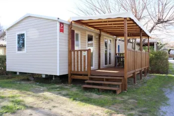 Mietunterkunft - Mobilheim Confort 29M² (2 Zimmer) + Clim + Überdachte Terrasse + Tv - Flower Camping Altea