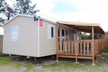 Mietunterkunft - Mobilheim Confort 33M² (3 Zimmer) + Clim + Überdachte Terrasse + Tv - Flower Camping Altea