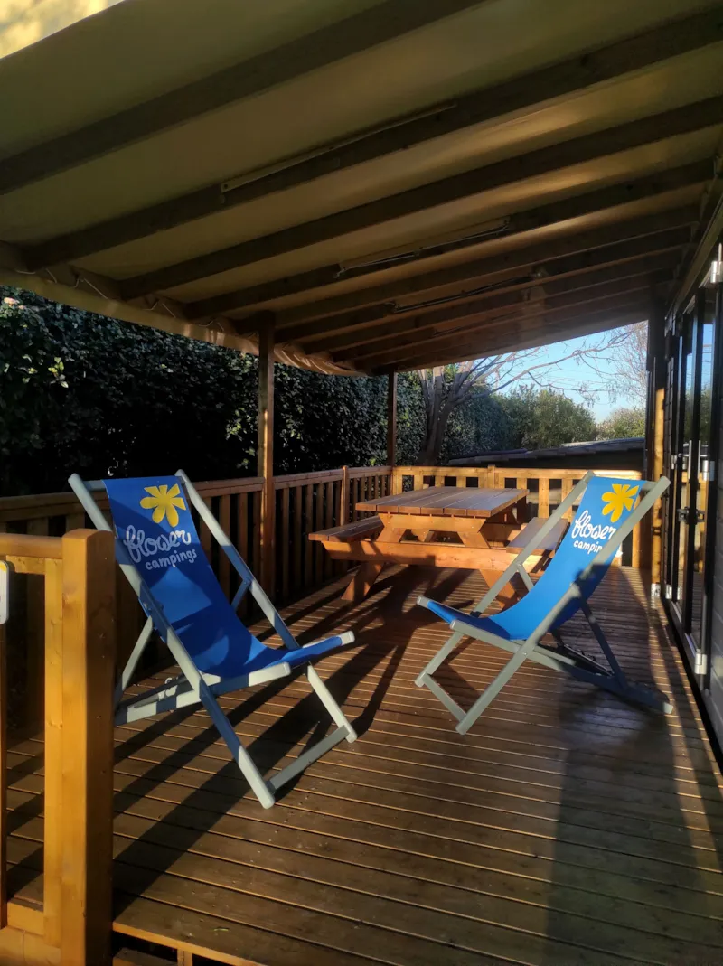 Mobil-Home Premium 40M² - (4Ch) - 2 Sdb- 2 Wc + Clim+ Lv + Terrasse Couverte + Linge De Maison