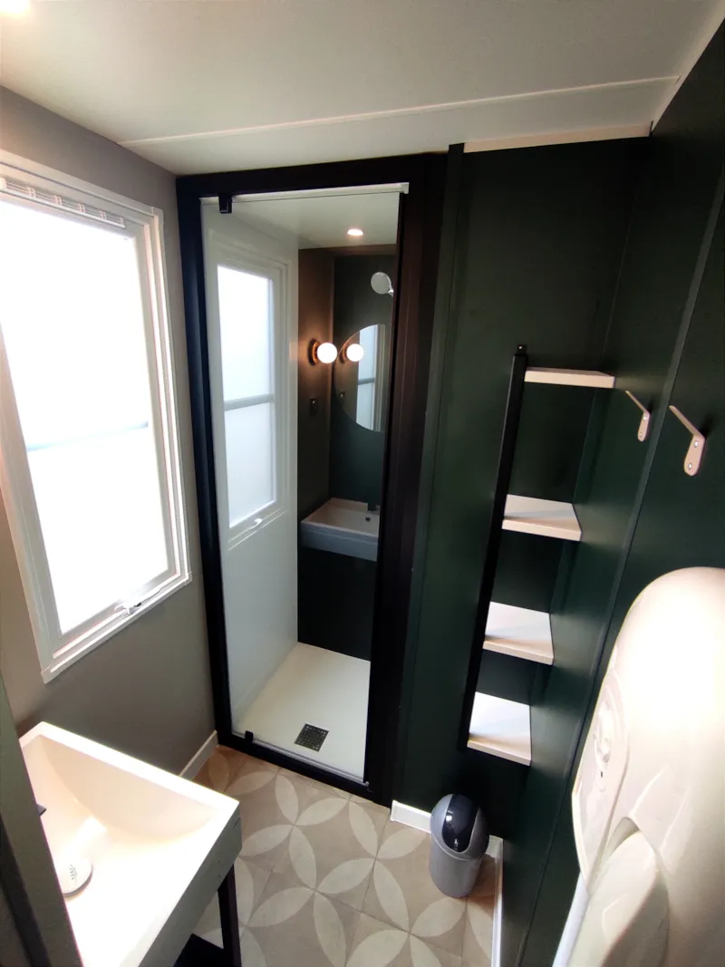 Mobil-Home Premium 30M² (2Ch) + Terrasse Couverte + Clim + Tv + Lv + Linge De Maison