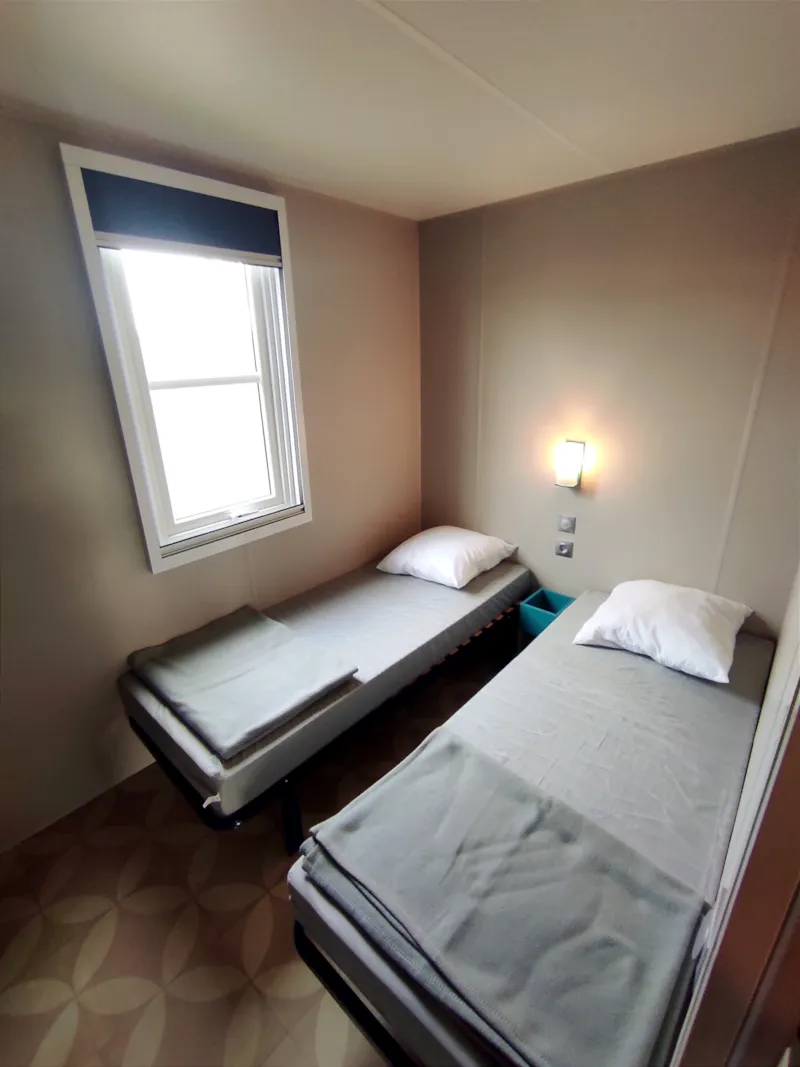 Mobil-Home Premium 30M² (2Ch) + Terrasse Couverte + Clim + Tv + Lv + Linge De Maison