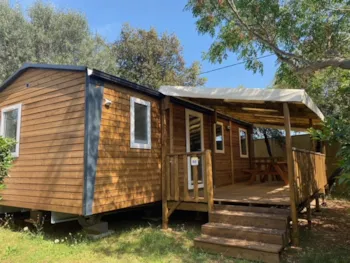 Mietunterkunft - Cottage Premium 34M² - (3 Chambres) - Terrasse + Klimaanlage + Tv + Spüllmachine - Flower Camping Altea