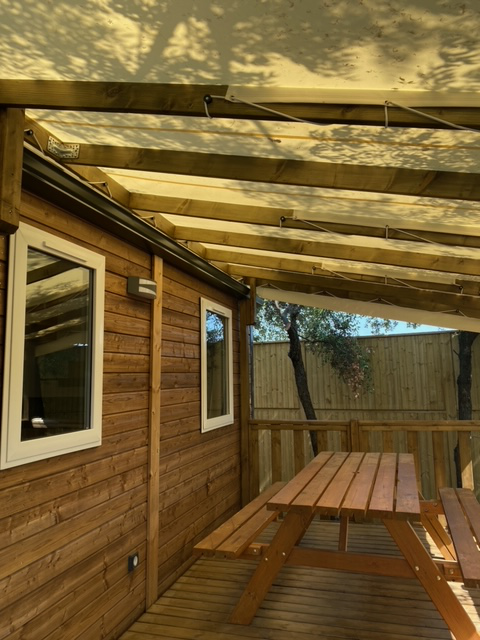 Cottage Premium 34M² - (3 Chambres) - Terrasse Couverte + Climatisation + Tv + Lv + Linge De Maison