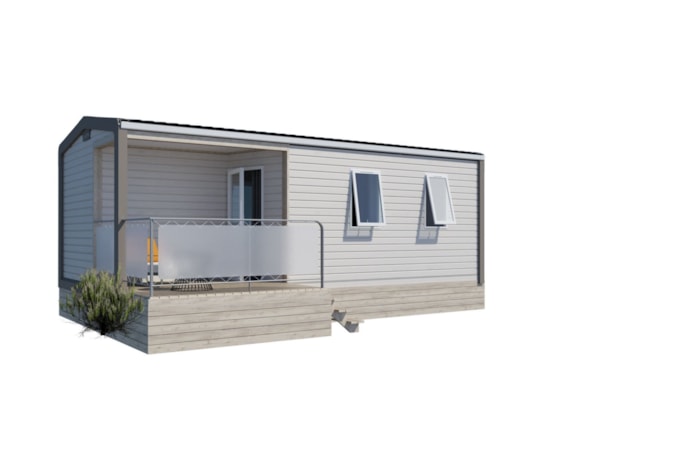 Mobil-Home Loggia Confort 22M2 (2 Chambres) Terrasse Intégrée + Climatisation + Tv