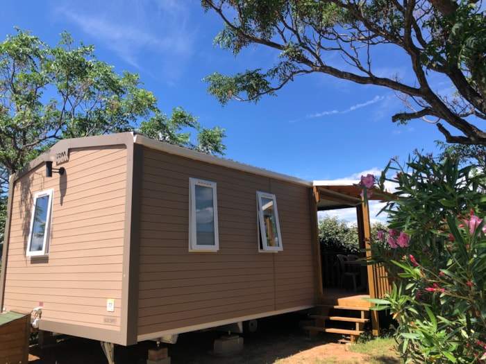 Mobil-Home Loggia Confort 22M2 (2 Chambres) Terrasse Intégrée + Climatisation + Tv