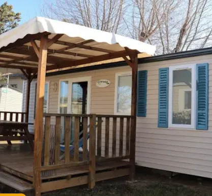Mobile Home Standard 24M² (2 Chambres- Sans Sanitaires Privés) + Terrasse Semi-Couverte