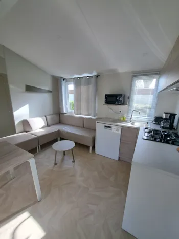 Mietunterkunft - Mobilheim Premium 4 Zimmer 40M² - Camping Du Lac Terre d'Auge, Pont-L'Evêque