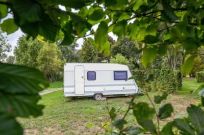 Pitch tent / caravan + electricity
