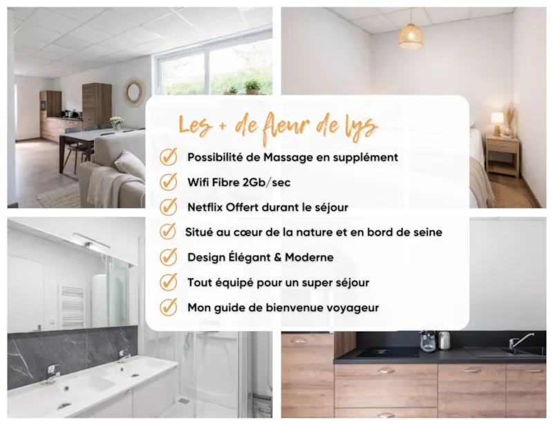 Appartement Normand 55 M² • 6 Pers • Fleur De Lys, Calme & Cosy