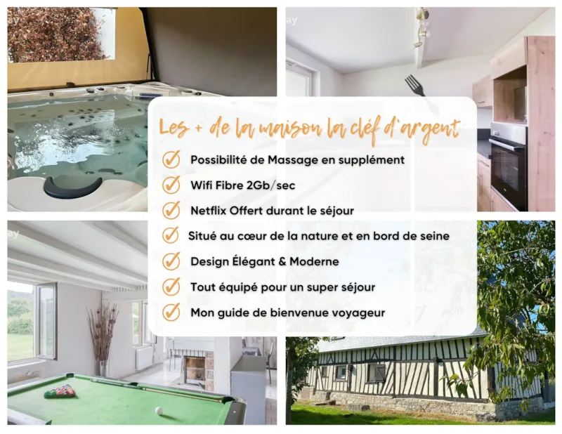 La Clé D’Argent – Jacuzzi | Jardin | Billard