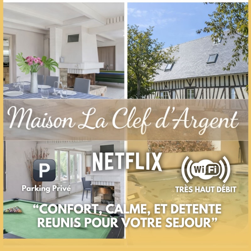 La Clé d’Argent – Jacuzzi | Jardin | Billard