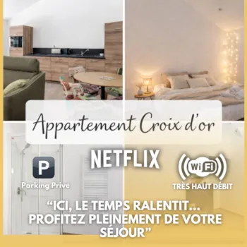 Location - La Croix D’Or | Appartement Élégant & Lumineux - Camping de la Seine  ****