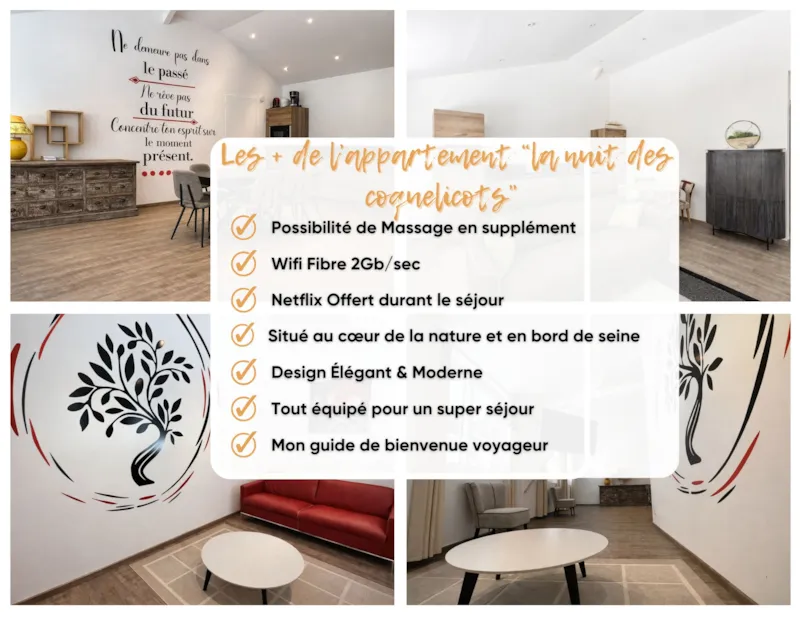 La Nuit Des Coquelicots • Appartement Cosy & Calme