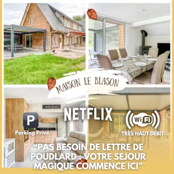 Location - Le Blason • Maison Avec Terrasse • Calme & Nature - Camping de la Seine  ****