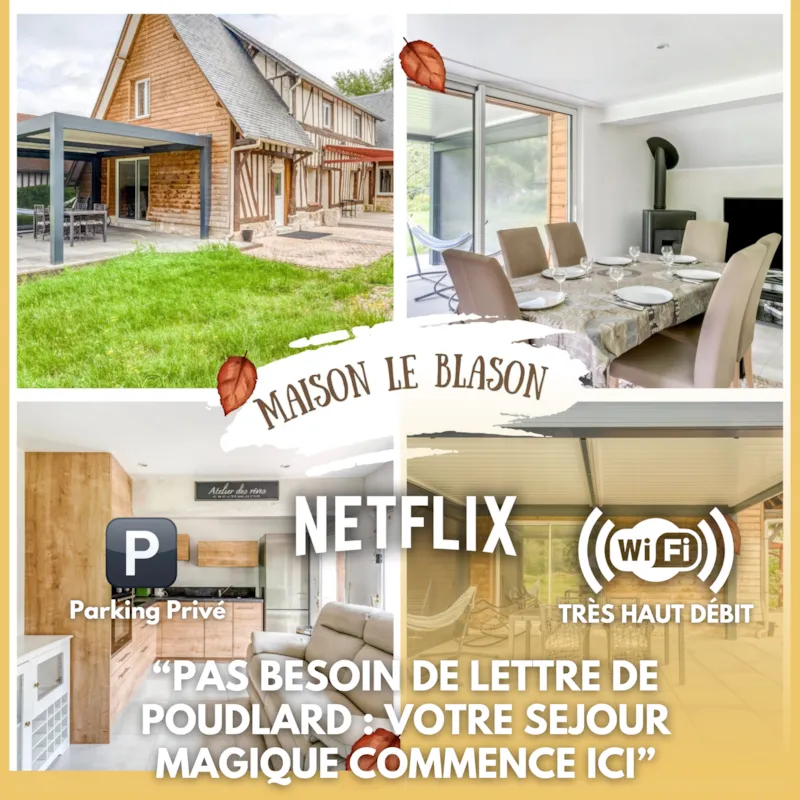 Le Blason • Maison Avec Terrasse • Calme & Nature