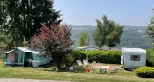  - Caravane pliante année 70 - Camping Bellevue