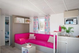 Huuraccommodatie(s) - Mobil-Home Detente 4 Kamers - Camping Club Les Dinosaures