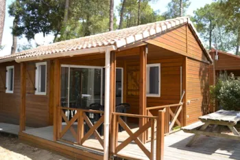 Mietunterkunft - Chalet 33M² - 2 Zimmer - Camping de la Corsive