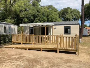 Mietunterkunft - Mobilheim Behindertengerecht - Camping de la Corsive