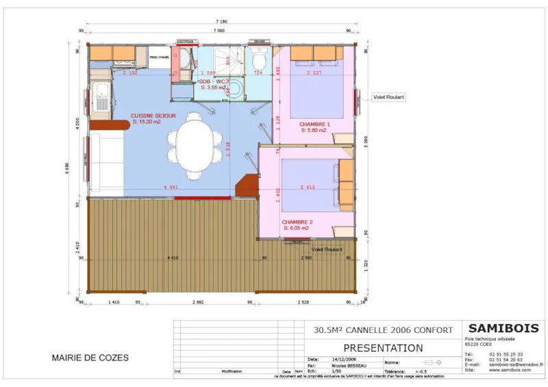 Chalet Cannelle - 30,5 M² - 2 Chambres