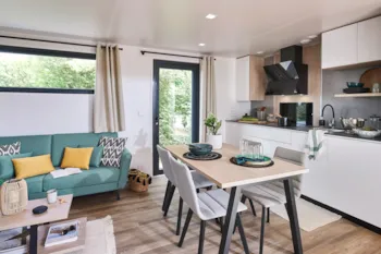 Mietunterkunft - Mobilheim Premium 30-40M² - 3 Schlafzimmer  + Tv + Überdachte Terrasse & Einweglaken - Flower Camping Les Loges