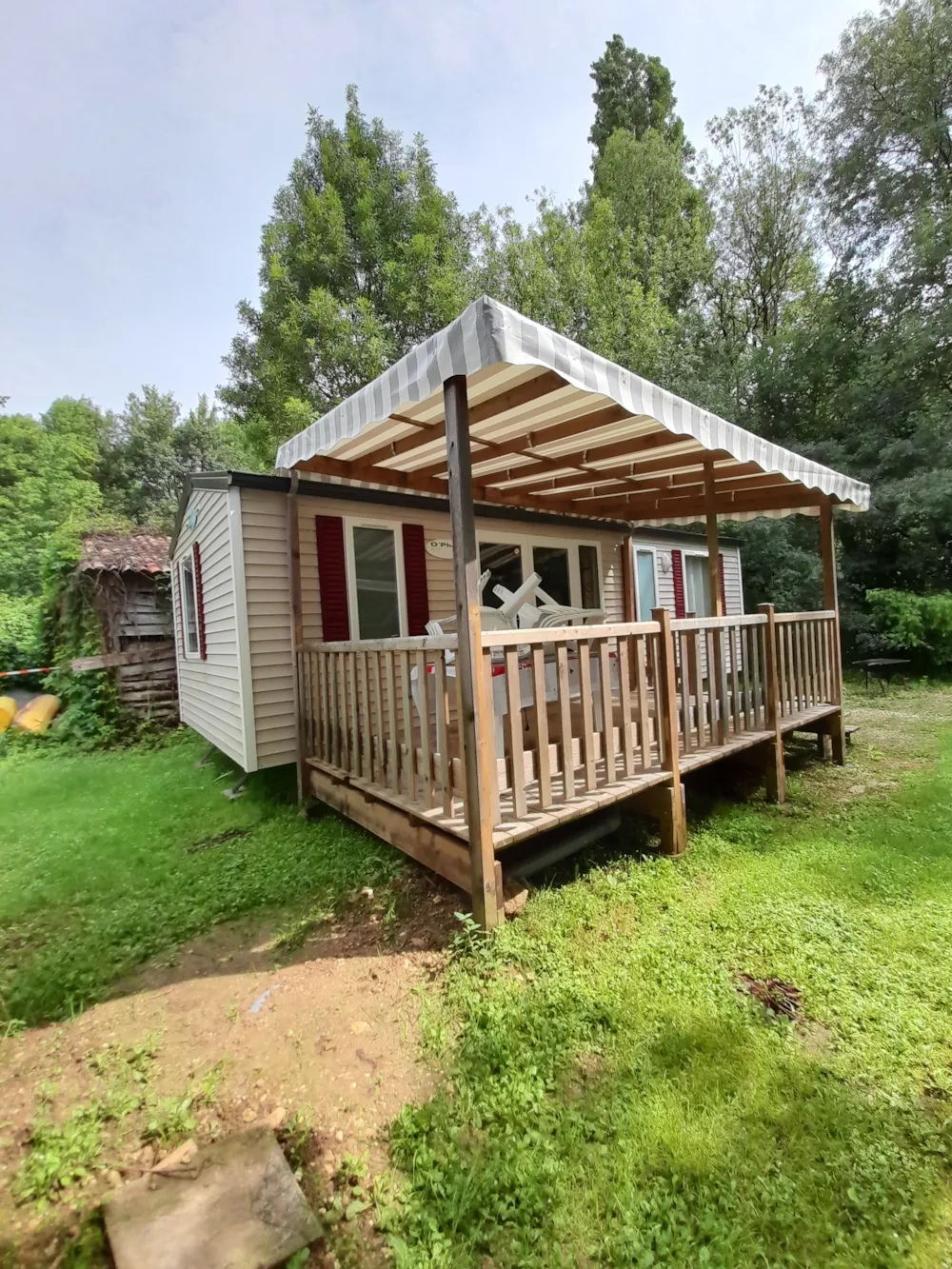 Location - Mobil-Home Papillon - 3 Chambres - Camping du Nizour