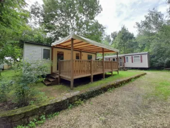 Mietunterkunft - Mobilheim Chevreuil - 3 Schlafzimmer - Camping du Nizour
