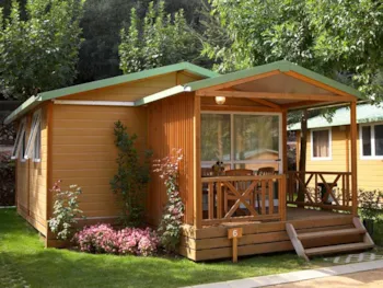 Mietunterkunft - Hütte Espagne - 2 Schlafzimmer - Camping du Nizour