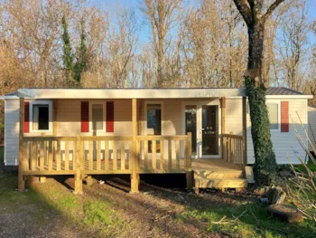 Mietunterkunft - Mobilheim Premium Panda - 2 Schlafzimmer - 2 Badezimmer - Camping du Nizour