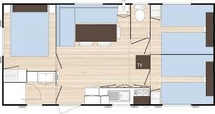 Mobile-home 3 bedrooms Lavande 32m²